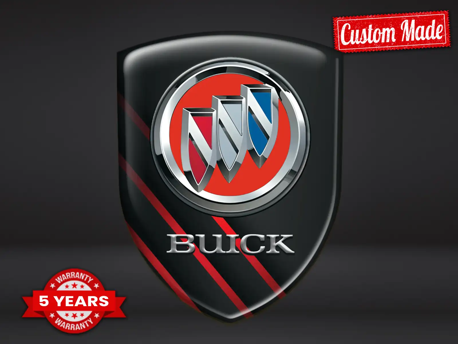 Buick Parabrisas Pegatina Resistente Alta Calidad Profesional
